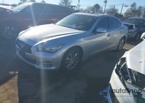 2017 Infiniti Q50 2.0T Premium из США, поврежденный, VIN JN1CV7AP2HM641760